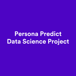 Persona Predict Data Science Project