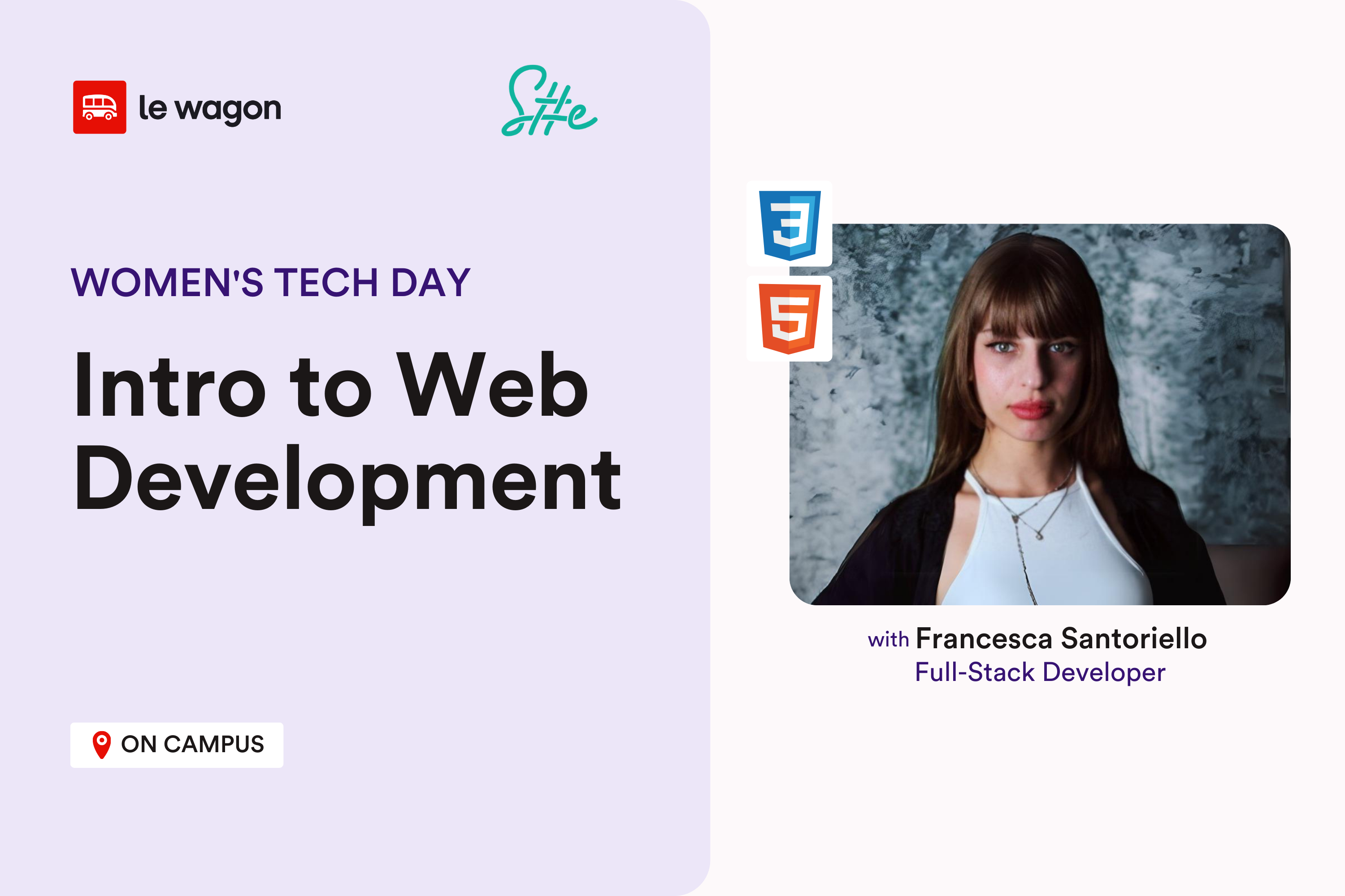 Le Wagon IWD: Women's Tech Day Intro to Web Development 